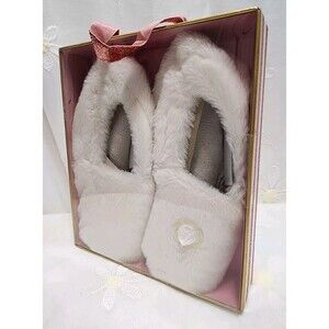 BEAUTY MUSE PRO ONE SIZE WHITE SLIPPERS SOOTHING HEAT COOLING THERAPY GIFT SOFT